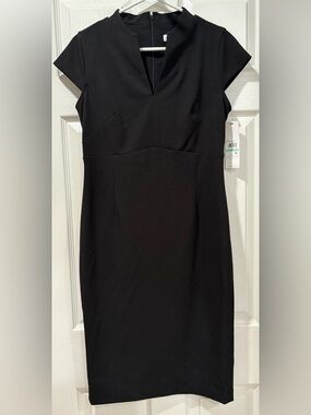 NWT Calvin Klein Black Midi Dress